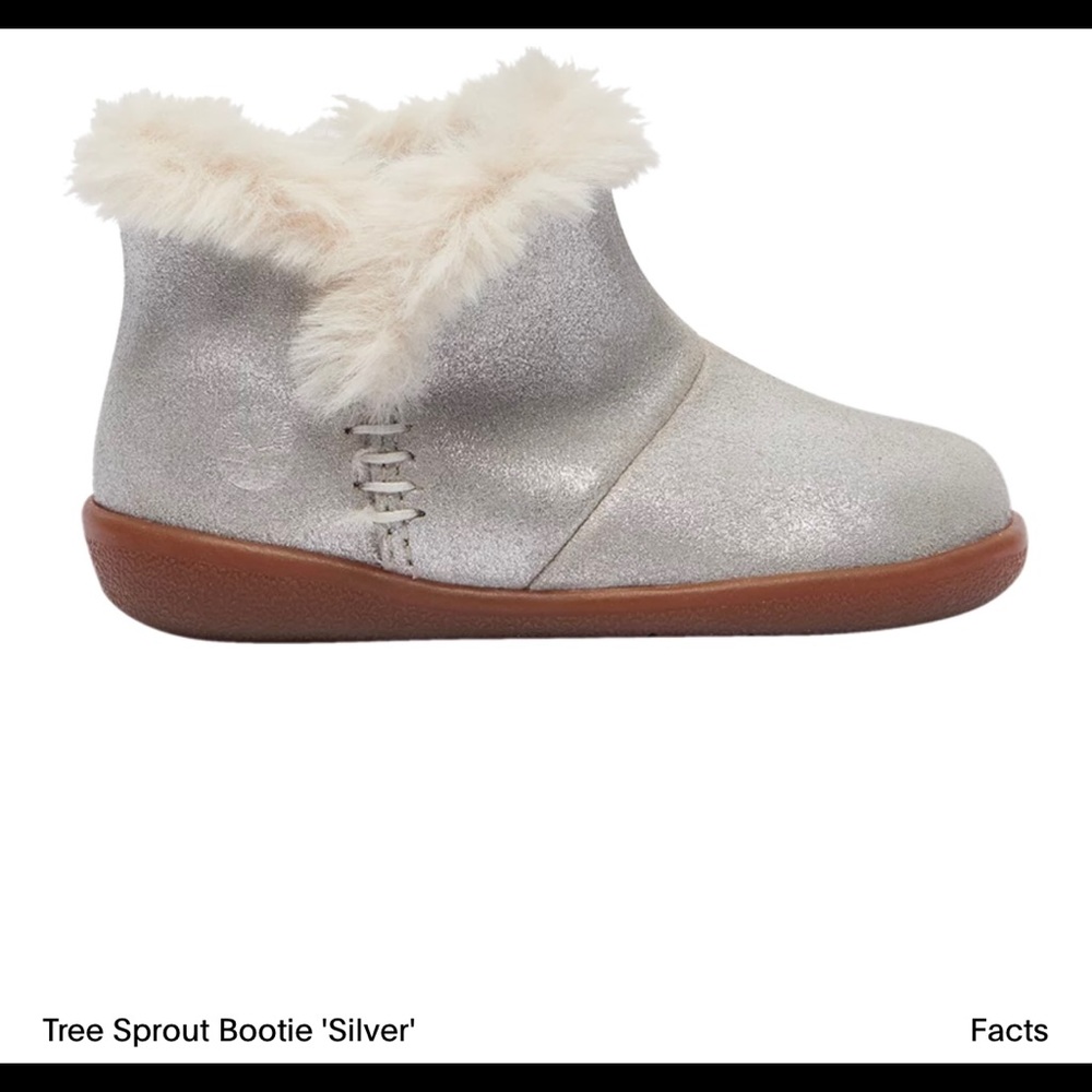 Timberland tree sprout bootie silver suede TD Toddler size 4 New In Box